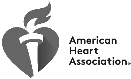 AHA_logo_bw American Heart Association logo